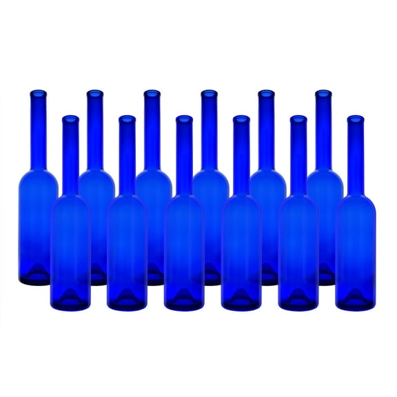 Opera Blue Bar Top Spirit Bottles - Pack of Twelve Bottles