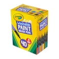 thumbnail image 5 of Crayola No-Drip Paint Brush Pens, Paint Set, 40 Ct, School Supplies, Arts and Crafts, Gift for Kids & Teens, Ages 3+, 5 of 9