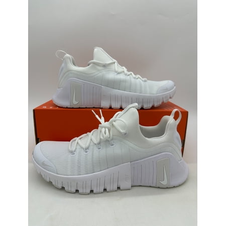 Nike Free Metcon 6 Women's Size 11 Triple White Gym Athletic Shoes FJ7126 101
