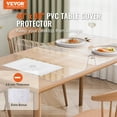 thumbnail image 2 of Protector de mesa VEVOR de PVC transparente 40 x 80 pulgadas 2.0 mm de grosor, 2 of 9