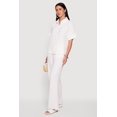 thumbnail image 2 of Women's Crepe Knit Swiss Dot High Waisted Pants, 2 of 4