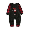 thumbnail image 2 of Wyobmus 2024 Family Christmas Pajamas Matching Sets Holiday Xmas Nightwear Sleepwear Long Sleeve Pjs for Baby, 2 of 4