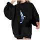 thumbnail image 1 of Sudadera extragrande de lana de manga larga con cuello redondo y estampado de océano salvaje para mujer Fridja fhghd336, 1 of 9