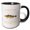 Black/White, variant on 3drose, Massachusetts Territory Fish the Atlantic Cod, 11oz Two-tone Red Mug