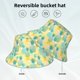 thumbnail image 2 of Fotbe Pineapples1 Sombrero Tipo Pescador con Estampado – Sombrero de Sol de Algodón de Moda para Playa, Golf, Pesca, 2 of 6