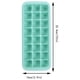 thumbnail image 3 of ¡Oferta! Máquina de hielo Miyuadkai en oferta. Bandeja de silicona para 24 cubitos de hielo. Bandeja de silicona para cubitos de hielo, molde para cubitos de gelatina, bandeja verde para cocina., 3 of 8