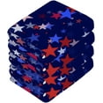 thumbnail image 4 of GZHJMY Patriotic Star Washcloths 2 Pack, Highly Absorbent Soft Cotton Baby Washcloths Fingertip Towels, 12 x 12 Inch, 4 of 7