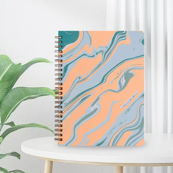 ROLKFUK A5 Spiral Notebook, Vintage Floral Journal with Magnetic Closure, Thick Paper Botanical Print, Sch-ool & Office Use, Multicolor