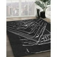 thumbnail image 2 of Ahgly Company Indoor Rectangle Patterned Night Black Area Rugs, 2' x 4', 2 of 6
