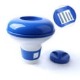 thumbnail image 1 of Floating Swimming Pool Chlorine Dispenser Adjustable Flow Rate Dosing Device Automatic Disinfection Applicator Disinfection Pill Float Cup Pool Accessories, 1 of 8