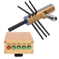 thumbnail image 4 of Detector de metales portátil de largo alcance, buscador de gemas y diamantes, herramienta de detección con 6 antenas, enchufe estadounidense de 100 a 240 V, 4 of 12