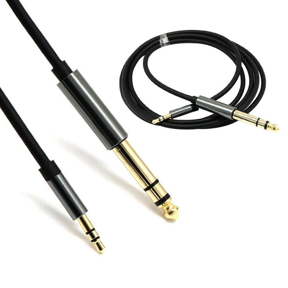 NUZYZ 3.5mm Male to 6.5mm 1/4 Inch Male Adapter Jack Stereo Audio Cable Cord for Phone Walmart