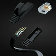 thumbnail image 6 of Cat6 Ethernet Cable 4ft, 5-Pack Multicolor - Flat High-Speed Network Cables for Gaming, Streaming, Router, Modem, PC, PS5, Xbox - Durable & Space-Saving Design, 6 of 7