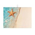 thumbnail image 1 of Fotbe Starfish On The Sand Beach Alfombrilla de Secado para Cocina con Estampado, 18x24 Pulgadas, 1 of 7