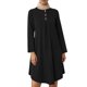 thumbnail image 1 of Vestido liso con botones para mujer musulmana - Ropa de oración de manga larga con cuello redondo, 1 of 7