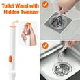 thumbnail image 7 of JEHONN Disposable Toilet Brush Holder Set with 42 Refills (Orange), 7 of 7