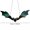 Multicolor*2, variant on 1pcs Single Gothic Teal Black Bat Acrylic Suncatcher Hanging Ornament, Halloween Wall Window Decor Pendant with Metal Chain, Multipurpose Decor for Home Windows, Walls & Christmas Tree