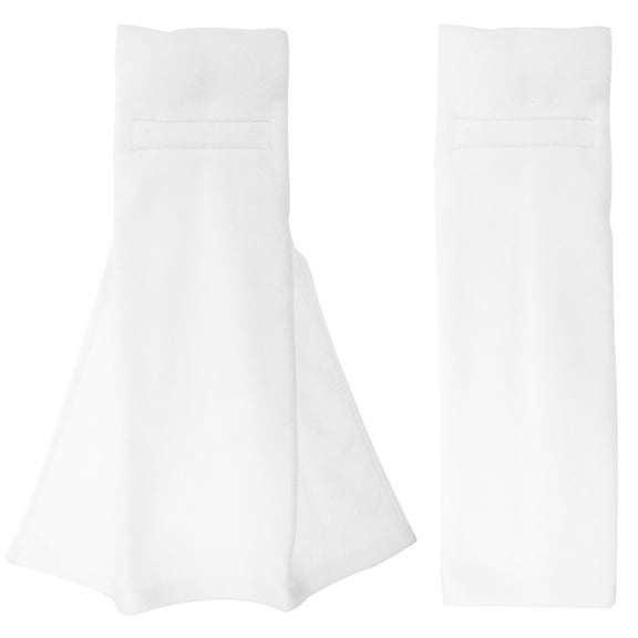LEORX 2Pcs Portable White Cotton Sports Towels for Football Rugby and Fitness Use