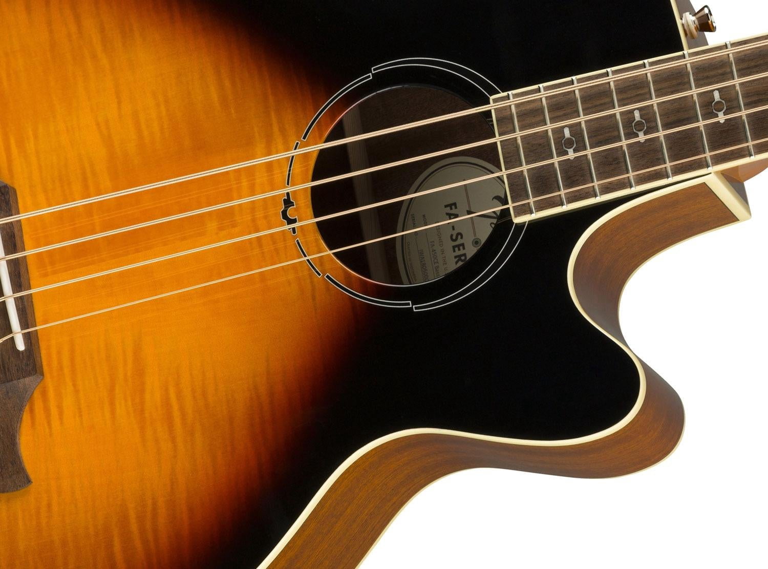 Fender FA-450CE Acoustic-Electric Bass Guitar (3-Color Sunburst)