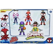 Marvel Spidey and His Amazing Friends Web Squad Figure Collection, 5 Action