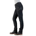 thumbnail image 2 of Dovetail Workwear Maven Slim, Slim Leg Fit, Cargo Pants for Women, 10 Functional Pockets, Heathered Black Denim, 2 of 2