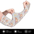 thumbnail image 3 of Haiem Butterfly Flower UV Protection Cooling Arm Sleeves for Men and Women UPF 50 Sun Sleeve, 3 of 8