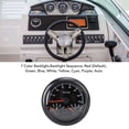 thumbnail image 3 of 85mm Speedometer Fuel Gauge 8 16V Voltmeter 3 3 8 Inch 3 in 1 7000RPM Speedometer Tachometer 7 Color Backlight for Truck Car Speedometer Odometer Boat, 3 of 7