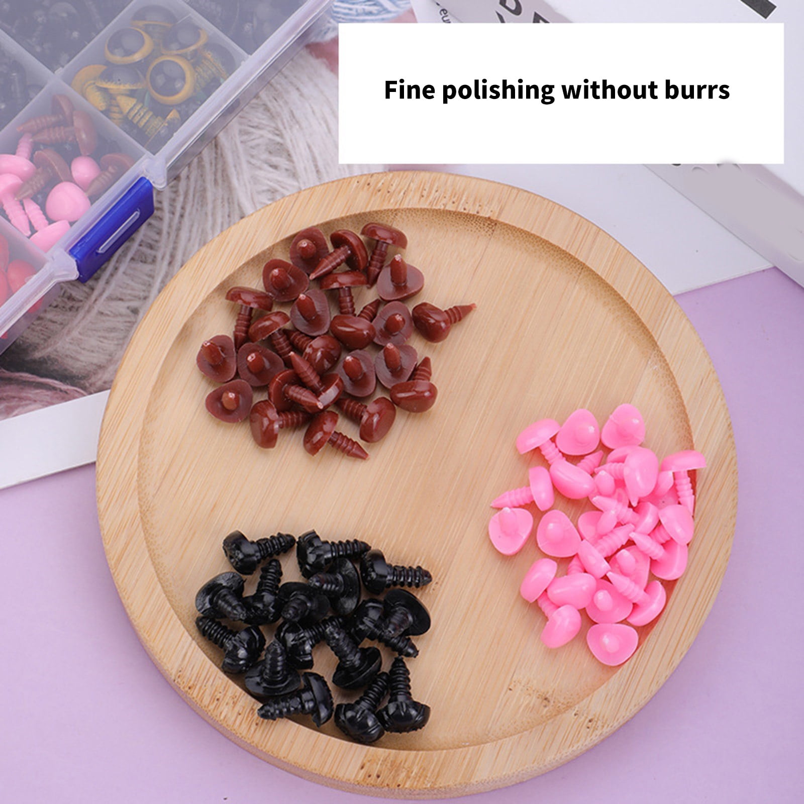 Safety Eye and Nose 476Pcs Included Washers and Auxiliary Tool Various Size Crochet Eye Nose for Crochet Doll