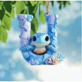 thumbnail image 2 of Sea Turtle Ornament Letter Turtle Shaped Cute Ornament Desk Shelf Gift, 2 of 2