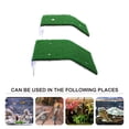 thumbnail image 4 of FRCOLOR Turtle Basking Platform Green Acrylic Turtle Basking Platform with Simulation Lawn for Decor Fits Most Tanks 2pcs,8.46"X7.99"X2.36", 4 of 5