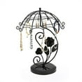 thumbnail image 6 of Vintage Style Umbrella Rose Earring Tree Jewelry Display Metal Jewels Display Stand, Ornament Storage for Bedroom/Home/Store, 6 of 8