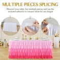 thumbnail image 5 of Table Skirt Tutu Ruffled Tablecloth for Classroom Teacher Desk Skirt Back to School Supplies for Princess Girls Birthday Party Cake Dessert Decorations, 6FT, 5 of 7
