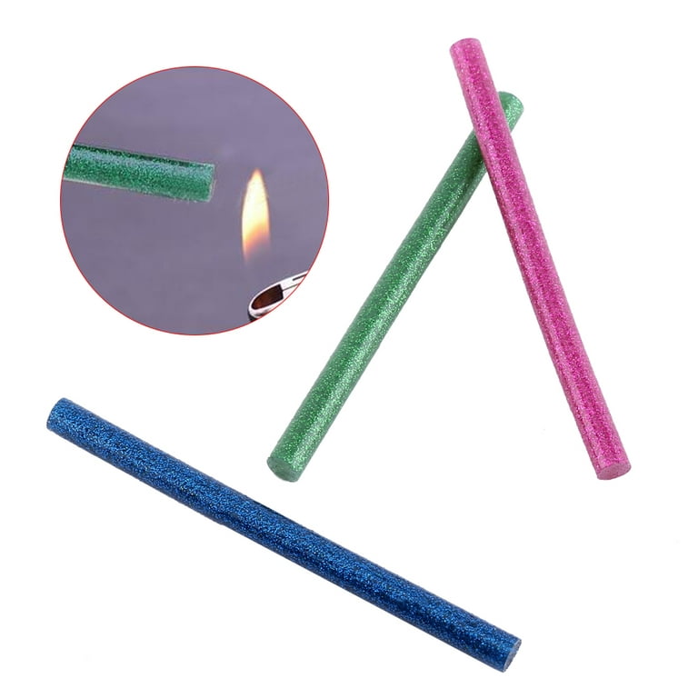 100 Pack Color Hot Glue Sticks. Green Colored Glue Gun Sticks. Hot Melt Adhesive Mini Glue Sticks for DIY Art Craft Repair Bonding Bulk Gold Black