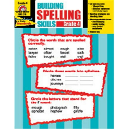 UPC: 0023472027085 | Evan-Moor Building Spelling Skills Grade 4 EMC2708