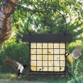 thumbnail image 6 of Durable Roof Top Bird Parrot Suet Reusable Feeder for Outside Garden Yard Patio Hanging Metal Suet Cake Holder Squirrel Proof Weatherproof for Wild Hummingbird Woodpecker Single Suet Cage, 6 of 12