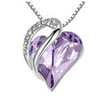 thumbnail image 2 of Collar con colgante de corazón de amor infinito chapado para mujer con fecha de nacimiento, 2 of 5