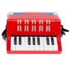 Kayata 17 Keys 8 Bass Piano Accordion for Kids Children Educational Music Instrument Toy, Red