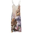 thumbnail image 5 of Easter Bunnies Rabbits Sleeveless Dress for Women Clothing Female Women's Summer Skirt, 5 of 7