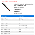 thumbnail image 2 of Rear Shock Absorber - Compatible with 2003 - 2008 Honda Pilot 2004 2005 2006 2007, 2 of 2