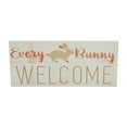 thumbnail image 2 of VHC Brands Bunny Hop Every Bunny Welcome MDF Sign 7x16, Spring Decor, Home Decorations for Wall or Door, Spring and Easter Hanging Decoration, 2 of 4