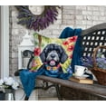 thumbnail image 4 of Portuguese Water Dog Luau Throw Pillow 18 in x 18 in, 4 of 5