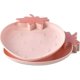 thumbnail image 1 of Kawaii Strawberry Plastic Trays Snack Plates Kitchen Bowls,2 Pack Plastic Plates Serving Platters Food Tray Decorative Serving Trays for Candy,Fruits, 1 of 5