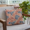 thumbnail image 5 of Plutus 20" x 26" Sketch Abstract Luxury Throw Pillow in Red and Blue, 5 of 7