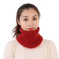 thumbnail image 1 of Reusable Scarf Women Winter Scarf Thick Knitted Warm Solid Color Windproof Elastic Anti-shrink Soft Lightweight Washable Neck Protection Heat, 1 of 8