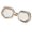 Silver, variant on Mini Glasses Shape Brooch, Alloy Lapel Pins, Decorative Brooch Pin, Versatile Clothing Accessories for Shirts Scarves Bags And Suits