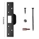 thumbnail image 3 of Long Door Strikes Plate With Standard Lip Design Security Plate Fixes Striker Slot Damage Stainless Steel Hardware Silver, 3 of 4