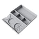 thumbnail image 4 of Caja de almacenamiento de herramientas para tapete de apisonamiento de espresso, accesorios de silicona, 20 x 25 x 2,6 cm, fácil de lavar Gris, 4 of 9