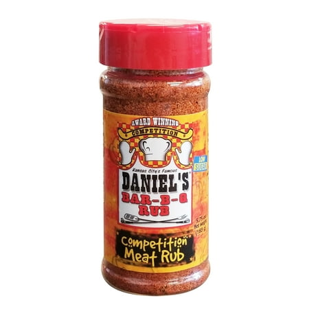 Low Sugar Competition Meat BBQ Dry Rub Seasoning by Daniel's Bar-B-Q of Kansas City — Gluten Free and Preservative Free All-Purpose Spice