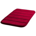 thumbnail image 2 of Mdesiwst Memory Foam Mat Non-slip Plush Water Absorption Safety Microfiber Kitchen Bathroom Coral Fleece Shower Mat, 2 of 8