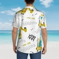 thumbnail image 6 of Disketp Hawaiian Shirts For Men,Dinosaur On Excavator Print Mens Casual Short Sleeve Button Down Shirts Beach Shirt, 6 of 8